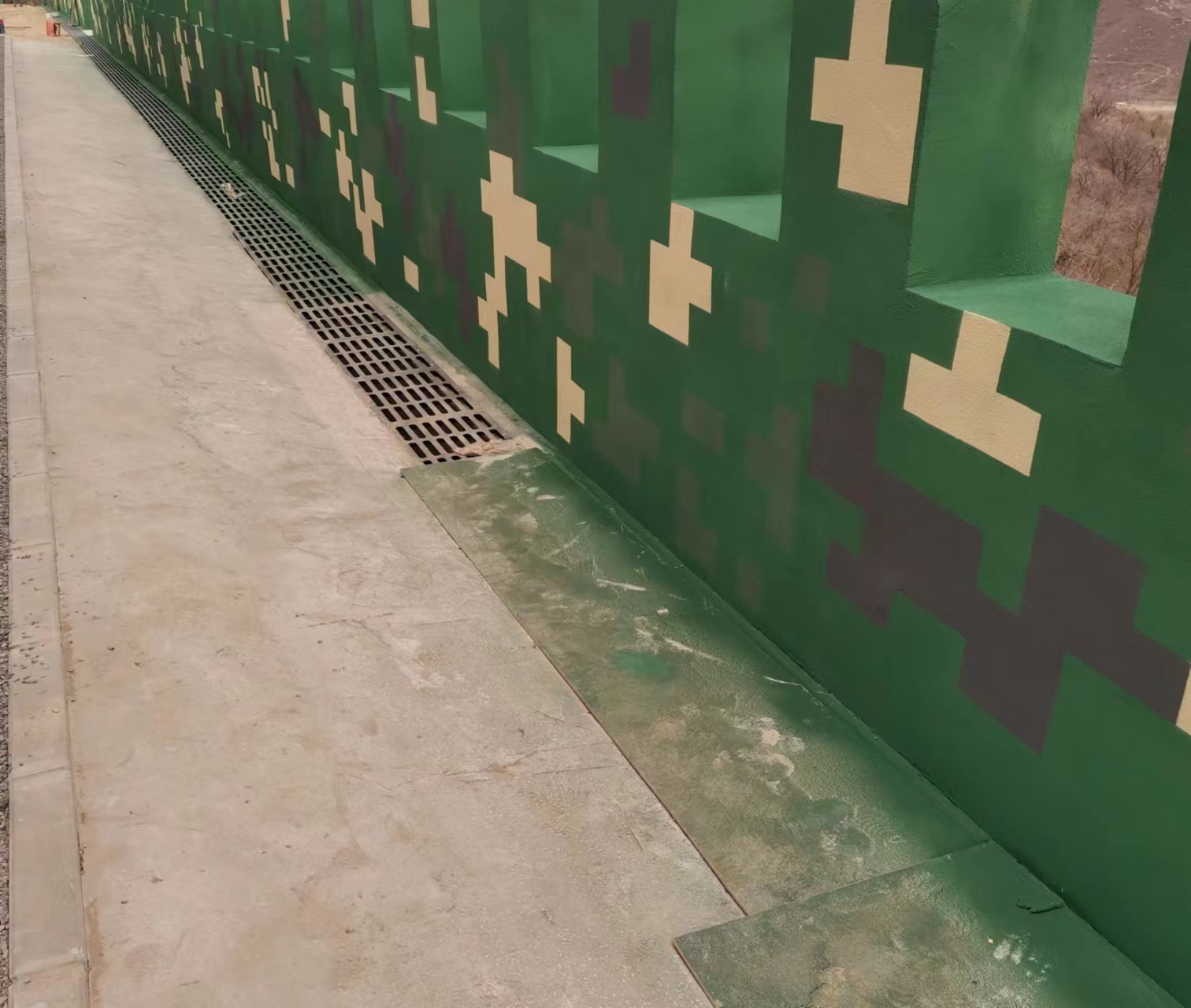 怒江围墙迷彩喷涂,数迷彩漆